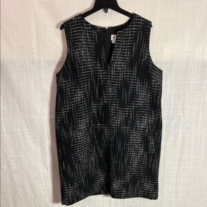 GAP Monochrome Textured Dress